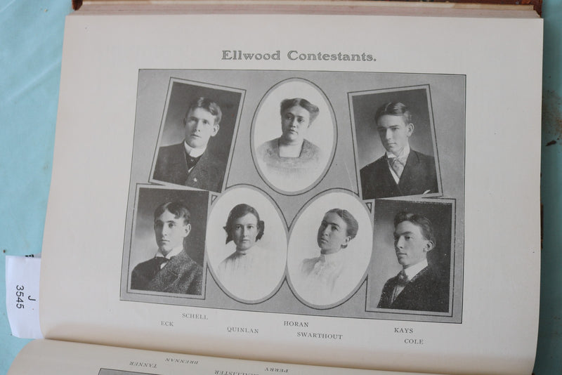 1905-1906 NORTHERN ILLINOIS NORMAL SCHOOL - BOUND VOLUME - KD 9651