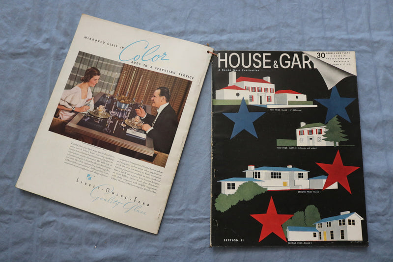 1937 SEPTEMBER HOUSE & GARDEN MAGAZINE - DOUBLE NUMBER - 2 SECTIONS - E 9334