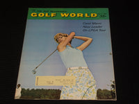1969 SEPTEMBER 2 GOLF WORLD MAGAZINE - CAROL MANN FRONT COVER - E 6522