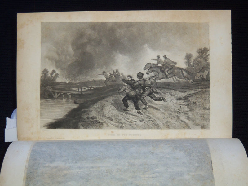 1854 THE LADIES' REPOSITORY MAGAZINE BOUND VOLUME - NICE ENGRAVINGS - KD 7884