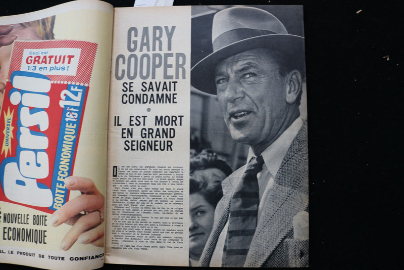 1954 LE SOIR ILLUSTRE MAGAZINE - GARY COOPER COVER - E 25036