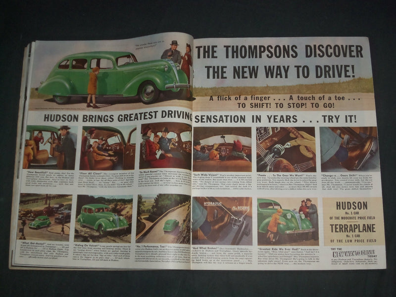 1937 MARCH 6 THE SATURDAY EVENING POST MAGAZINE - ILLUSTRATED COVER - SP 2473U