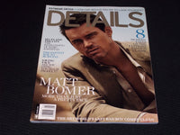 2014 MAY DETAILS MAGAZINE - MATT BOMER FRONT COVER - E 17122