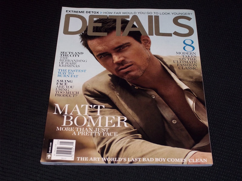 2014 MAY DETAILS MAGAZINE - MATT BOMER FRONT COVER - E 17122