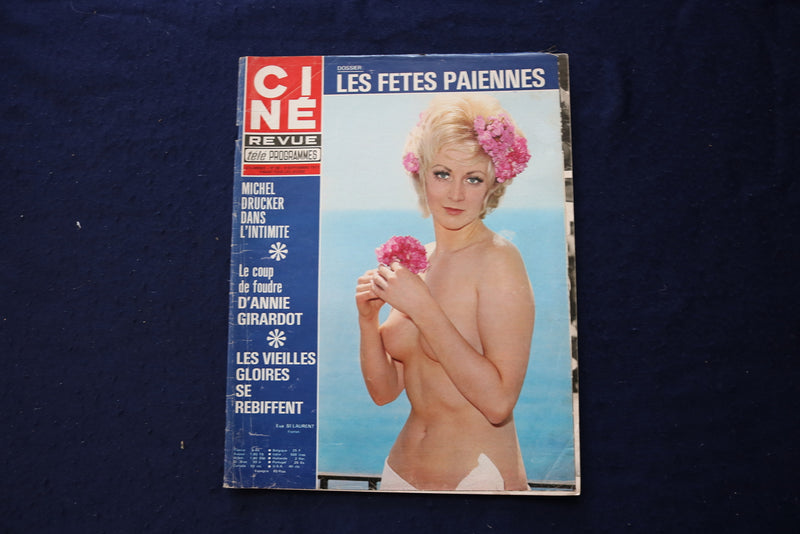 1977 SEPTEMBER 8 CINE REVUE MAGAZINE - EVA ST. LAURENT COVER - E 23501