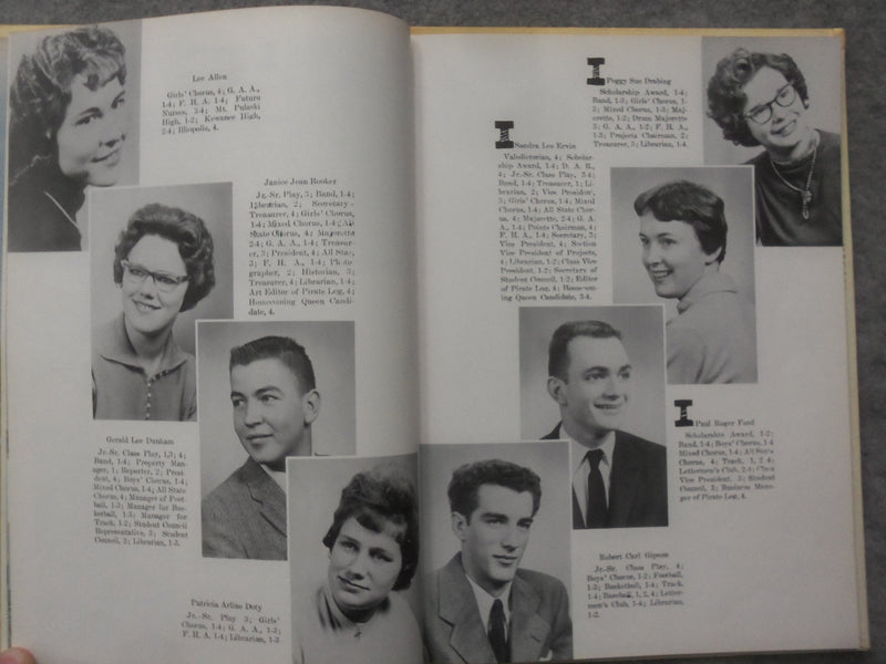 1960 THE PIRATE LOG ILLIOPOLIS HIGH SCHOOL YEARBOOK - ILLIOPOLIS, IL - YB 3349