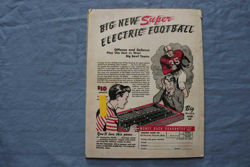 1949 COMPLETE FOOTBALL MAGAZINE - DICK MCKISSACK COVER - ST 5506S