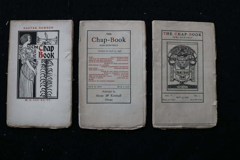 1894-1896 THE CHAP BOOK - SEMI-MONTHLY - LOT OF 38 - O 3717