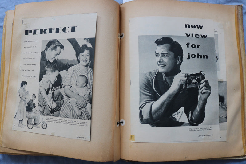HUGE JOHN DEREK SCRAPBOOK - E 26469