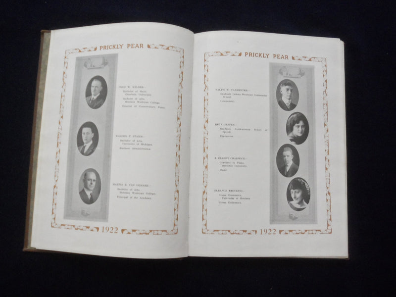 1922 THE PRICKLY PEAR INTERMOUNTAIN UNION COLLEGE YEARBOOK -HELENA, MT - YB 3113