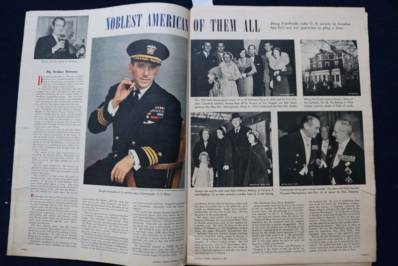 1953 MARCH 8 NEW YORK SUNDAY NEWS PICTURE SECTION - VALERIE HOBSON - NP 8751