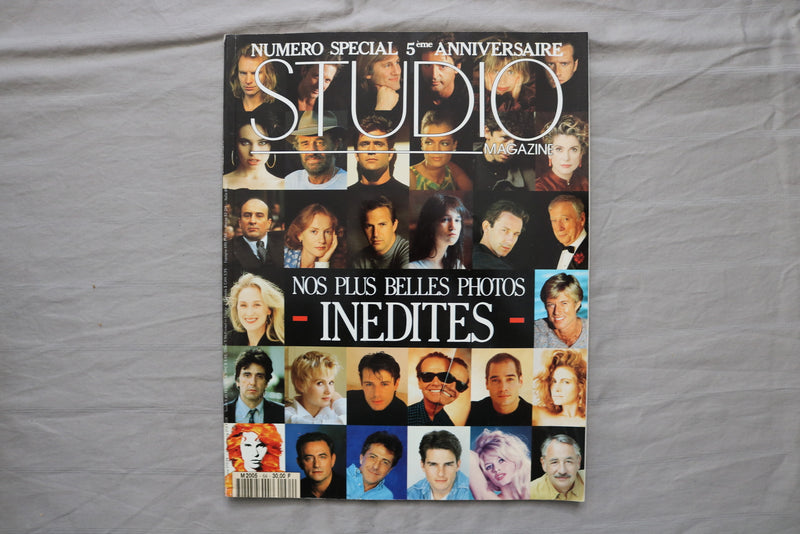 1992 JULY-AUG STUDIO MAGAZINE - 5TH ANNIVERSARY COVER - FRENCH - E 19959