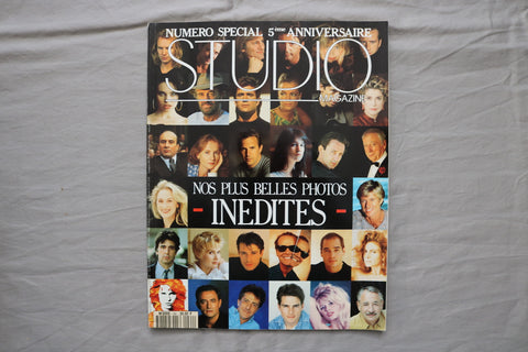 1992 JULY-AUG STUDIO MAGAZINE - 5TH ANNIVERSARY COVER - FRENCH - E 19959