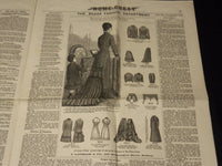 1878 APRIL ILLUSTRATED HOME GUEST NEWSPAPER - GEORGE BANCROFT GRIFFITH - K 61