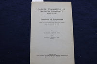 1925 TRANSFUSION OF LYMPHOCYTES SOFTCOVER BOOKLET - HARVARD UNIVERSITY - K 986