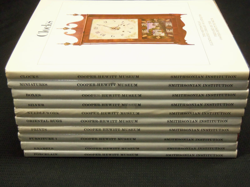 1979-1983 COOPER-HEWITT MUSEUM HARDCOVER BOOK LOT OF 10- SMITHSONIAN - KD 5676