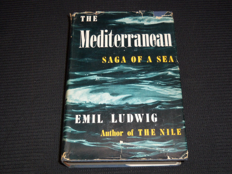 1942 THE MEDITERRANEAN SAGA OF A SEA BOOK BY EMIL LUDWIG - KD 7827