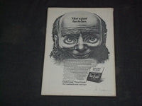 1972 NOVEMBER CRAWDADDY MAGAZINE - ILLUSTRATED NIXON-MCGOVERN COVER - CW 988