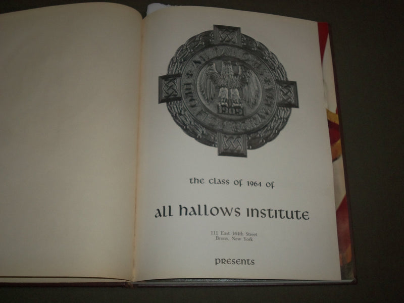 1964 HALLOWEEN ALL HALLOWS INSTITUTE YEARBOOK - BRONX, NEW YORK - YB 1334