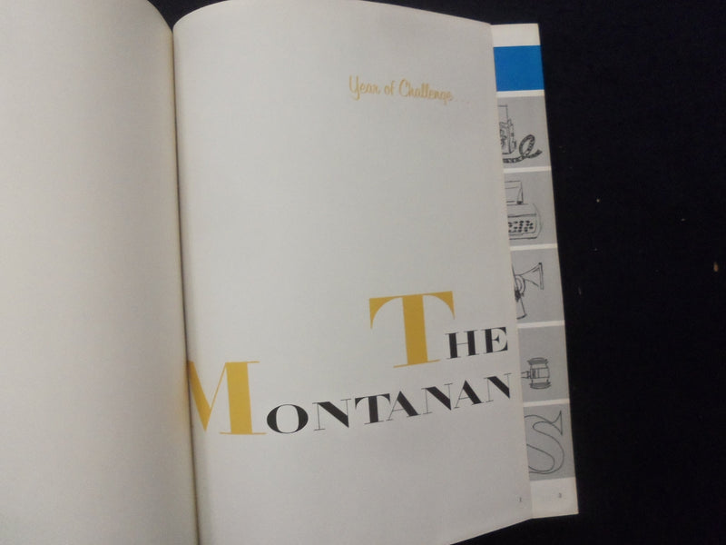 1961 MONTANAN MONTANA STATE UNIVERSITY YEARBOOK - BOZEMAN, MONTANA - YB 3299