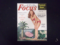 1950 AUGUST FOCUS MAGAZINE - NICE COVER, PHOTOS, ARTICLES & ADS - ST 3307