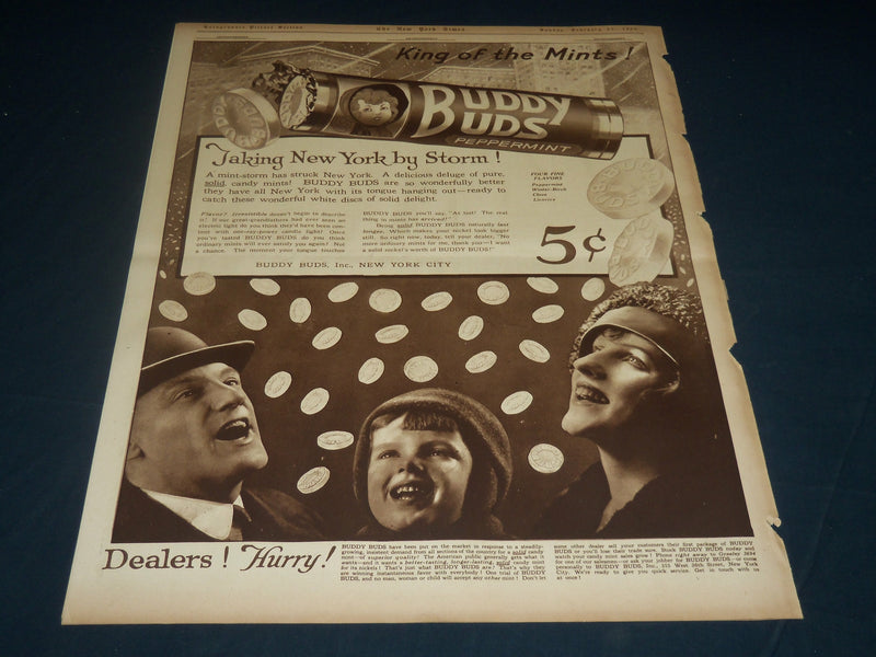 1920 FEBRUARY 15 NEW YORK TIMES PICTURE SECTION - GASSED BY SARGENT - NT 8773