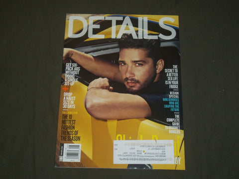 2011 AUGUST DETAILS MAGAZINE - SHIA LABEOUF COVER - B 1641