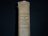 1903 MEISTERWERKE DER NIEDERLANDISCHEN MALEREI DES XV U. XVI VOLUME - Z 77