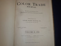 1918-1925 COLOR TRADE JOURNAL MAGAZINE BOUND VOLUME LOT OF 15 - ILLUS. - KD 3080