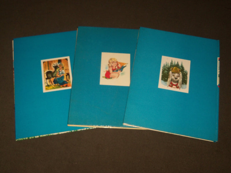 1960-1961 ROUGE & BLEUE FRENCH BOOK LOT OF 3 - BIBICHOU S' AMUSE - KD 4771