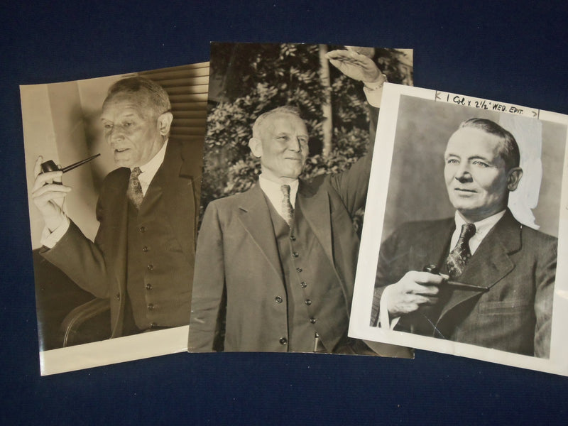 1920'S - 1940'S WIRE PHOTOS OF REAR ADMIRAL EMORY S. LAND LOT OF 18 - J 1800