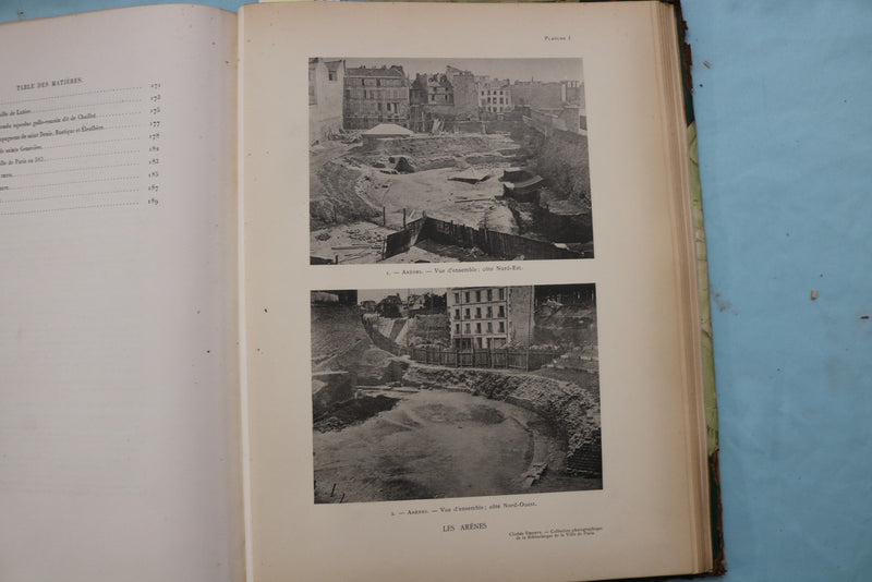 1912 PARIS A L'EPOQUE GALLO-ROMAINE HARDCOVER BOOK - KD 9713