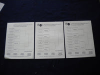 1995 NOV 18-DEC 2 NCAA SOUTH REGION PLAYOFF/CHAMPIONS PROGRAMS LOT OF 3 - J 8337