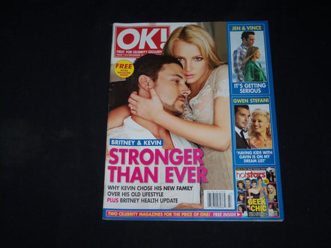 2005 NOVEMBER 21 OK! MAGAZINE - BRITNEY SPEARS AND KEVIN FEDERLINE - B 312