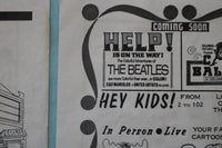 1965 NEW CLIFTON THEATRE PROGRAM - THE BEATLES HELP-LOT OF 2 -CLIFTON,NJ- K 2534