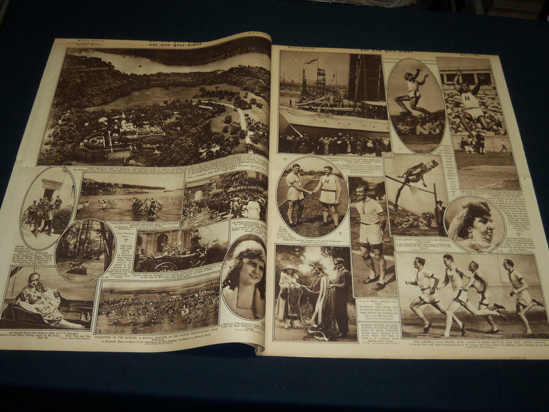 1921 JULY 31 NEW YORK TIMES PICTURE SECTION - HARDING - CARUSO - JONES - NT 8939