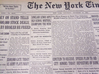 1930 DECEMBER 13 NEW YORK TIMES - SINCLAIR LEWIS ACCEPTS NOVEL PRIZE - NT 1669