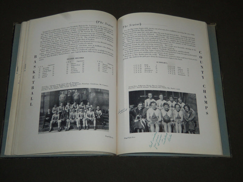 1934 THE STATOR CORNING FREE ACADEMY YEARBOOK - CORNING NEW YORK - YB 1044