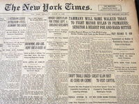 1925 AUGUST 6 NEW YORK TIMES - TAMMANY WILL NAME WALKEE TODAY - NT 5456