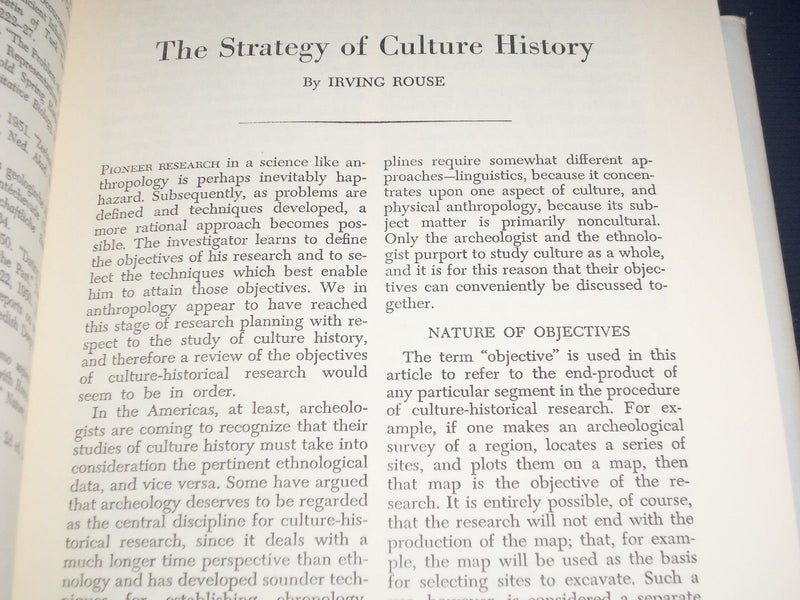 1955 ANTHROPOLOGY TODAY AN ENCYCLOPEDIC INVENTORY BY A. L. KROEBER - KD 2309