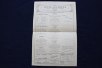 1910 DECEMBER 6 ROYAL OPERA COVENT GARDEN PROGRAM - LE NOZZE DIFIGARO - K 1672
