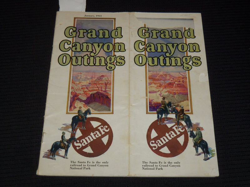 1931 GRAND CANYON OUTINGS BOOK - SANTA FE - J 9591