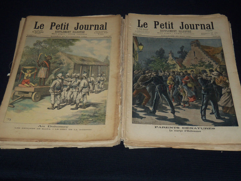 1890'S LE PETIT JOURNAL SUPPLEMENT ILLUSTRE MAGAZINES HUGE LOT OF 400+ - #4