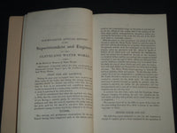1870 CITY OF CLEVELAND WATER WORKS 14TH ANNUAL REPORT FOR THE YEAR 1869 - J 4489