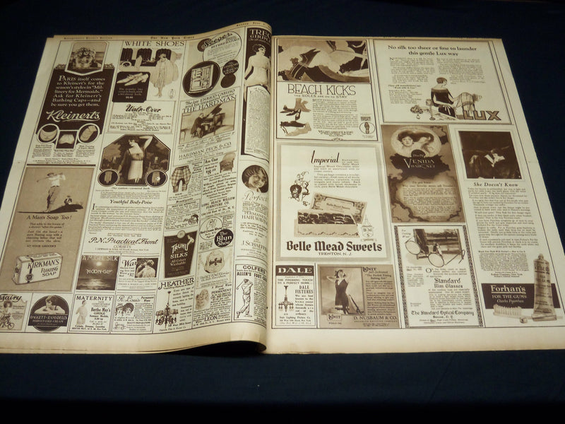 1922 JUNE 4 NEW YORK TIMES PICTURE SECTION NO. 4 & 5 - ROBERT LINCOLN - NT 8865