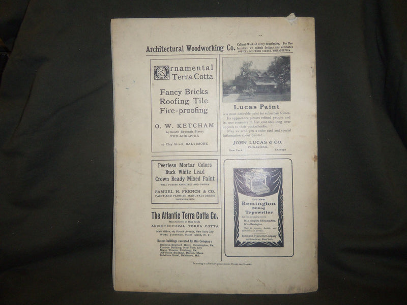 1905 JANUARY THE HOUSE & GARDEN MAGAZINE - GREAT PHOTOS & ADS - ST 768