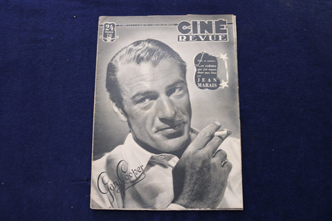 1948 JANUARY 16 CINE REVUE MAGAZINE - GARY COOPER COVER - FRENCH - E 23870