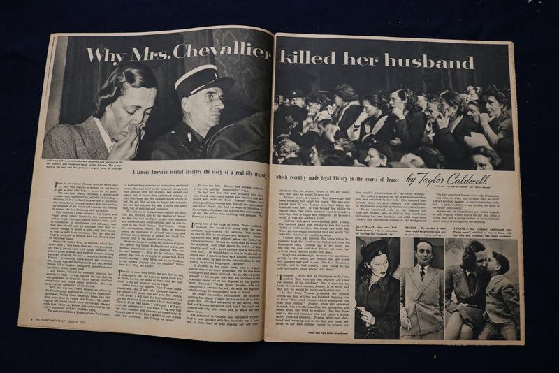 1953 MARCH 22 AMERICAN WEEKLY MAGAZINE - BARBARA STANWYCK AD - E 23243
