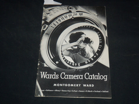 1938 MONTGOMERY WARDS CAMERA CATALOG - J 9138