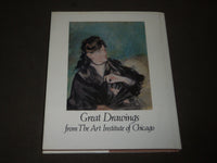 1985 GREAT DRAWINGS FROM THE ART INSTITUTE OF CHICAGO BOOK -GREAT PRINTS - D 239